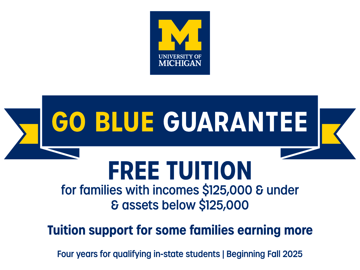 Affordability, primary horizontal logo - University of Michigan