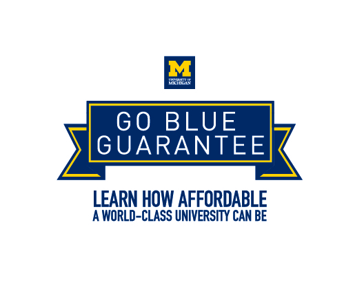 Affordability, secondary general narrow logo - University of Michigan