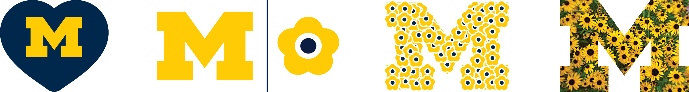 DO NOT combine the U-M logo within or containing other shapes or patterns