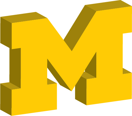 DO NOT rotate or render in 3-D the U-M logo
