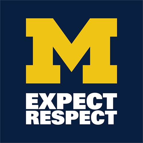 Expect Respect, English logo - University of Michigan